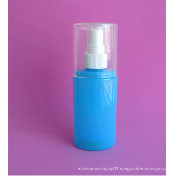 150ml Flat Pet Bottle with Lotion Pump with Cover